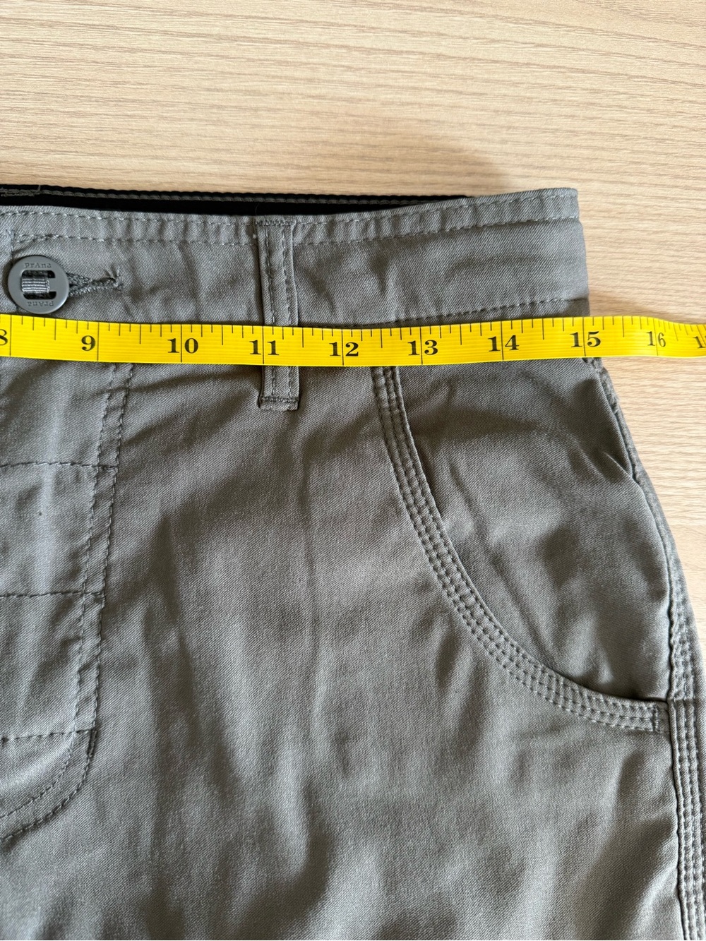 prAna Stretch Zion Relaxed Cargo Pants Olive Brown 28x30 Hiking - Picture 9 of 14